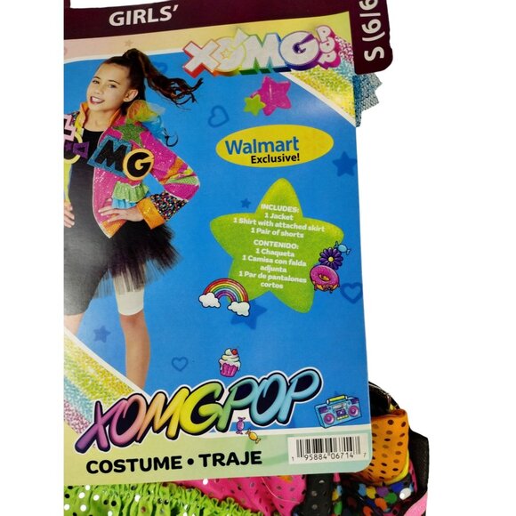 Rubies Girls S (6/6X) Jojo Siwa XOMGPOP Halloween Costume - Picture 8 of 8